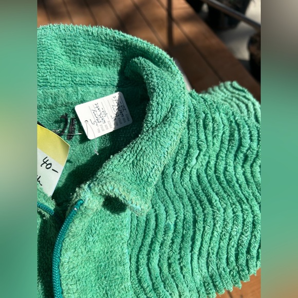 Vintage Terry Cloth Robe long thick zip front large - Picture 10 of 16